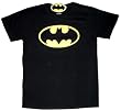 DC Comics Batman Logo Black Adult T-shirt