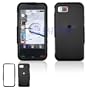 Samsung Eternity A867 Cell Phone Black Rubber Feel Protective Case Faceplate Cover