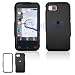 Samsung Eternity A867 Cell Phone Black Rubber Feel Protective Case Faceplate Cover