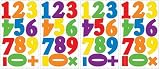 RoomMates RMK1280SCS Numbers Primary Peel and Stick Wall Decal