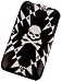 Iphone 3g 3gs Gothic Punk Skull Executive Design Leather Snap on Hard Cover Protector Skin Case for Apple Iphone 3g 3gs