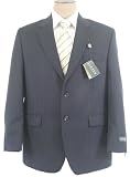 Review Ralph Lauren  / Ralph Lauren Mens Single Breasted 2 Button Navy Blue Pinstripe Wool Suit - Size 44S