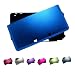 BLUE Nintendo 3DS FULL Aluminum Metal Case Protector Cover + Free Screen Protectors (Many Colors Available), BLUE