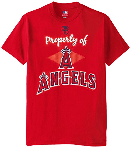 MLB Los Angeles Angels Men's 58T Tee, Red, Large