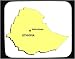 Mouse Pad with map, ethiopia, africa