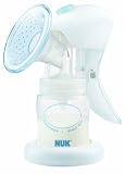 NUK 10749048 - Sensitive - Ergonomische Handmilchpumpe mit individueller Saugst�rkeregulierung und PP Muttermilchbeh�lter, BPA frei