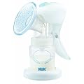 NUK 10749048 - Sensitive - Ergonomische Handmilchpumpe mit individueller Saugst�rkeregulierung und PP Muttermilchbeh�lter, BPA frei