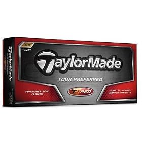 TaylorMade TP Red 1-Dozen Golf Balls