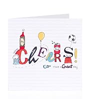 Football & Beer Cheers Birthday Card