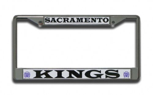 Sacramento Kings Chrome License Plate Frame