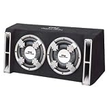 PYLE PL212DS DUAL SLIM DESIGNED BASS BOX SYSTEM (12