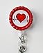 Heartbeat Bottle Cap Badge - Nursing Badge Holder - RN Badge Reel - Nurse Name Badge - Nurses Badge - Cute ID Badge Reel - Nursing Badge