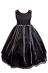 Girls Ankle Length Flower-Girl Dress/Pageant Dress/Wedding Dress 