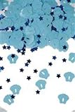 Produkt-Bild: Konfetti F&uuml;&szlig;e blau F&uuml;&szlig;chen Tisch Dekoration GEBURT Taufe