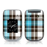 Best Prices Turquoise Plaid Design Protective Skin Decal Sticker for Blackberry RIM Style 9670 Flip Cell Phone