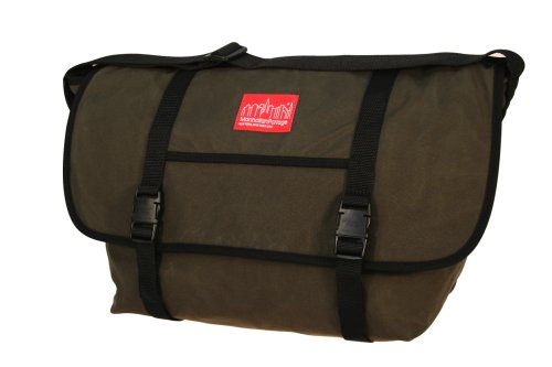 Manhattan Portage Large Waxed Canvas Messenger Bag