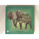 American Puzzles, Forest Elephant Puzzle, 1000 Pieces Puzzle (SHAPE) ~ SunsOut Puzzles