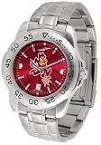 Arizona State Sport Anonized Men's Steel Band Watch