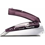 Rowenta DA1560 Travel-Ready Compact Steam Iron with 200-Hole Stainless Steel Soleplate, 1000-Watt, Purple