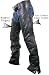 'Leather <font color=magenta>Ladies </font>Advanced Dual Comfort Premium Leather Chaps'