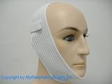 LEGENDMD SNORE STOP STRAP--ADJUSTABLE DELUX CHIN STRAP (WHILE)