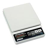 Straight Weigh Electronic Postal Scale, 5lb Capacity, 5-7/8 x 5-7/8 Platform