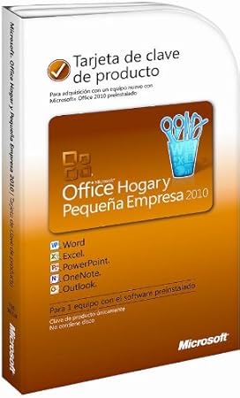 Microsoft Office 2010 Hogar y Pequeña Empresa 1 PC PKc