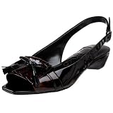 jessica bennett Womens Lilo Flat Peep Toe Sling