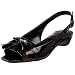 jessica bennett Women's Lilo Flat Peep Toe Sling