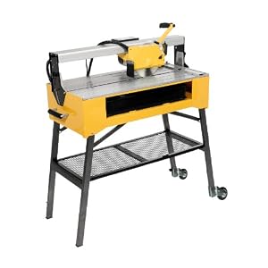QEP 83200 24-Inch Bridge Tile Saw with Water Pump and Stand