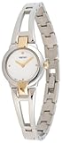 Seiko Women's SUJ704 Dress Two-Tone Bangle Watch