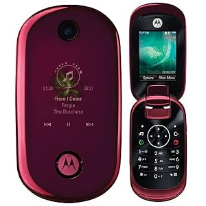 Motorola U9 Quad-band Unlocked Cell Phone in Red