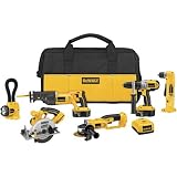 New DeWalt XRP 18V Cordless 6 Tool Combo Kit DCK650X