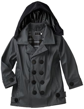 Amazon.com: Western Chief Little Boys' Stanford Raincoat, Charcoal, 2T: Rain Jackets: Clothing