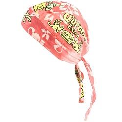 Corona Extra Beer Fitted Bandana Durag Headwrap Pink