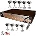 Q-See 9 Channel Internet Monitoring System with 9 Sony Sensor Indoor/Outdoor CCD Night Vision Camera Kits and 250 GB DVR