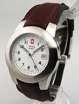 WOMENS VICTORINOX SWISS ARMY LEATHER PEAK WATCH 24967