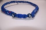 Los Angeles Dodgers (BLUE) MLB 3-Rope x50 Titanium Tsunami Sport Necklace 18"