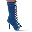 4.5 Inch Sexy High Heel Boots Sneaker Shoe Style Ankle Boots Lace Up