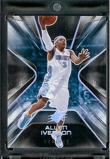2006-07 Upper Deck SPX #71 Allen Iverson Denver Nuggets Basketball Card - Mint Condition - In Protective Display Case