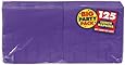 New Purple Big Party Pack - Lunch Napkins, 125 Count, 13in X 13in, 2 ply