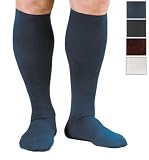 Activa Mens Dress Socks Light Compression 15-20 mm Hg. X-Large. Navy