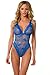 Velvet Kitten Blue Lace Teddy #3234