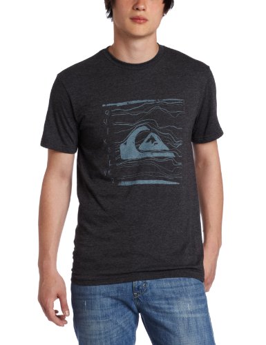 Quiksilver Men's Distort Tee, Charcoal Heather, X-Large