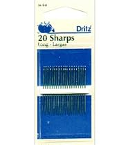 Dritz Sharps Hand Needles-Size 8 20/Pkg