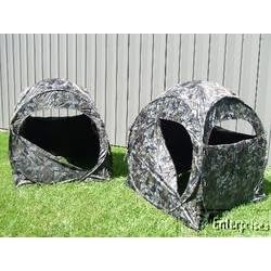 Two Deer Turkey Hunting Pop up Doghouse Camo Blinds NEW