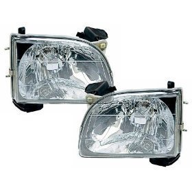 Toyota Tacoma Chrome 2WD Headlights OE Style Replacement Headlamps Driver/Pas... On Sale