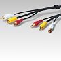 Audio Video Kabel 3x Cinch Composite Stereo 10m