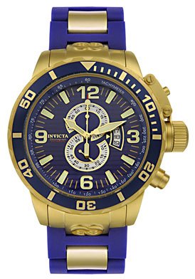 Invicta Men's 6599 Corduba Collection Blue Chronograph Stainless Steel Diver Watch