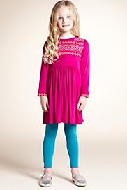 Autograph Fair Isle Dress Leggings Outfit